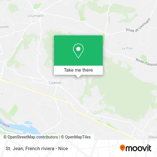 St Jean map