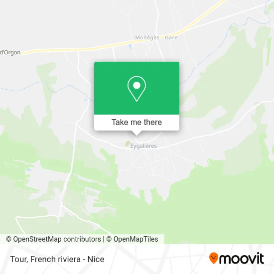 Tour map