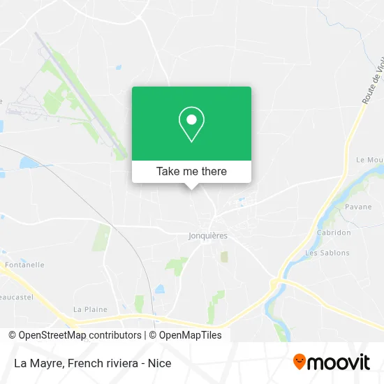 La Mayre map