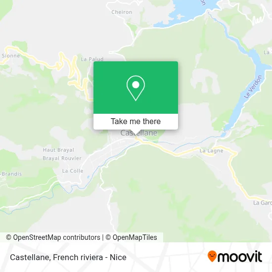 Castellane map