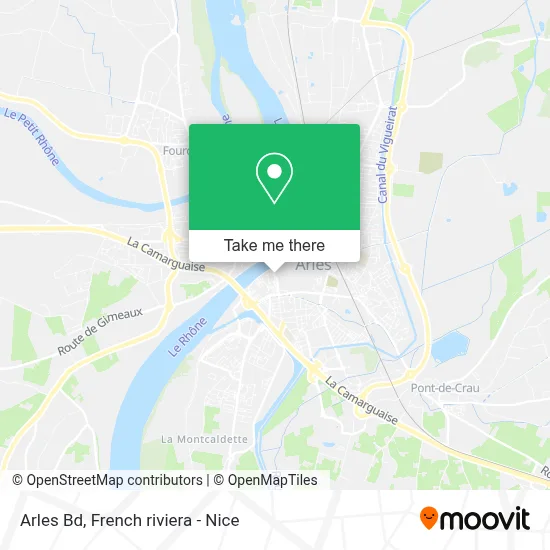 Arles Bd map