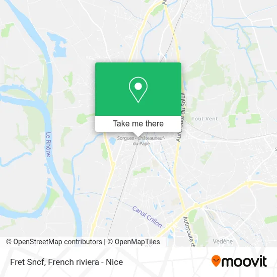 Fret Sncf map