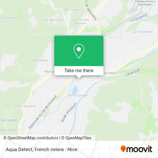 Aqua Detect map