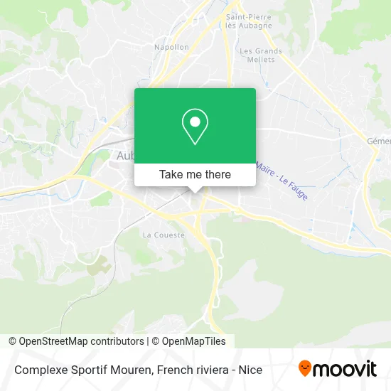 Complexe Sportif Mouren map
