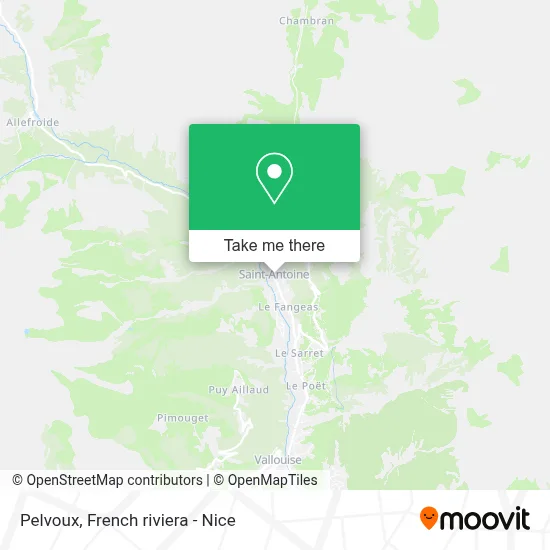 Pelvoux map