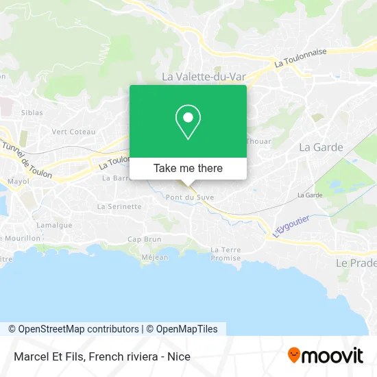 Marcel Et Fils map