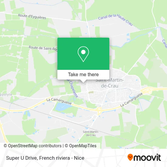 Super U Drive map
