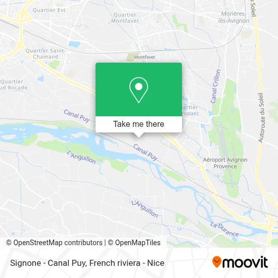 Signone - Canal Puy map