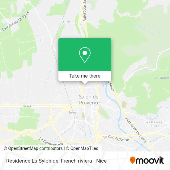 Résidence La Sylphide map