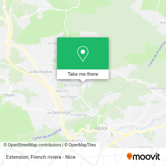 Extension map