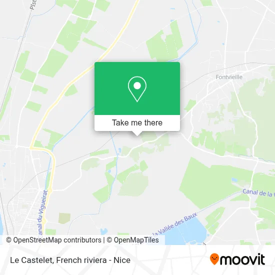 Le Castelet map