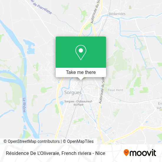 Résidence De L'Oliveraie map