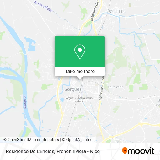 Résidence De L'Enclos map