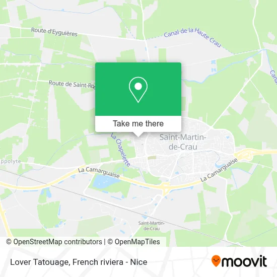Lover Tatouage map