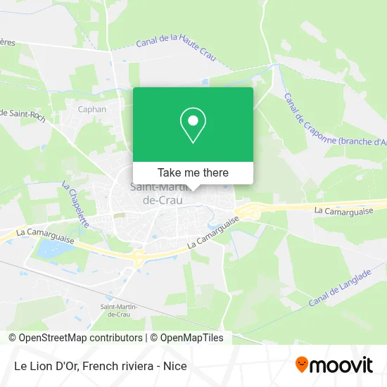 Le Lion D'Or map
