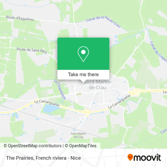 Les Prairies map