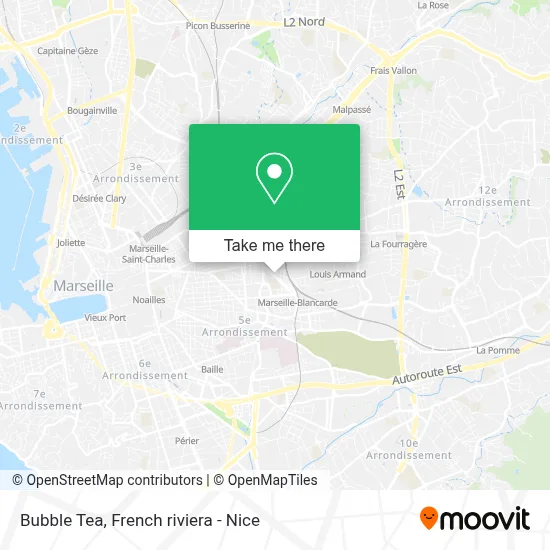 Bubble Tea map