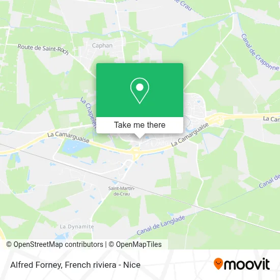 Mapa Alfred Forney