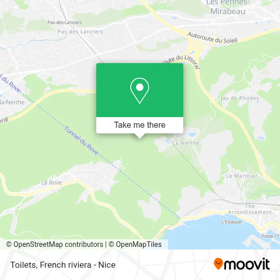 Toilettes map