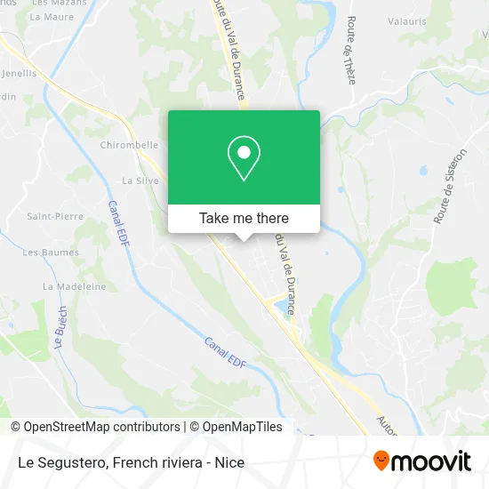 Le Segustero map