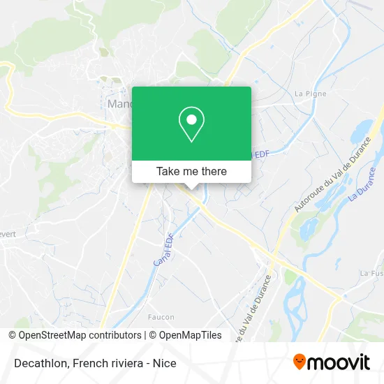 Decathlon map