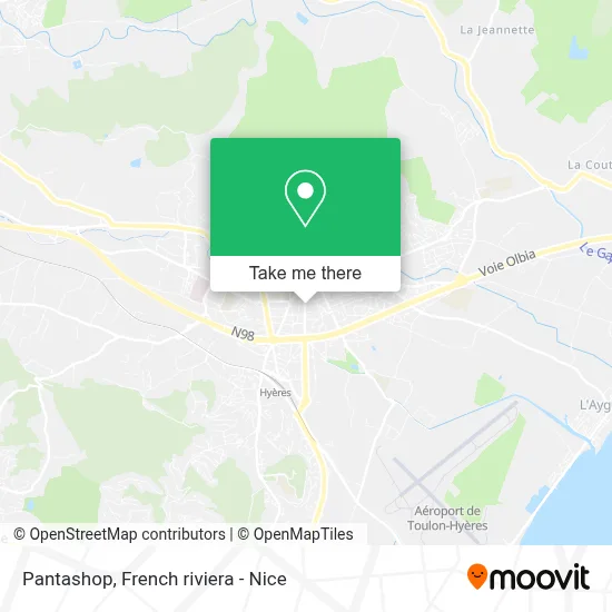 Pantashop map