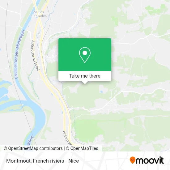 Montmout map