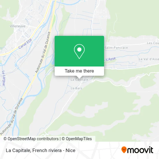 La Capitale map