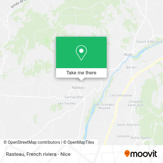 Rasteau map
