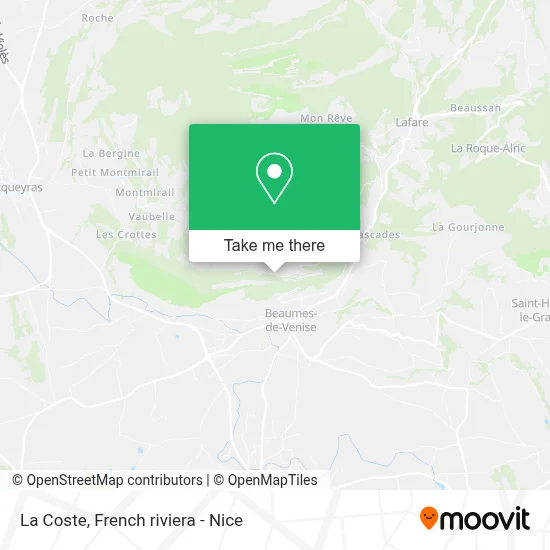 La Coste map