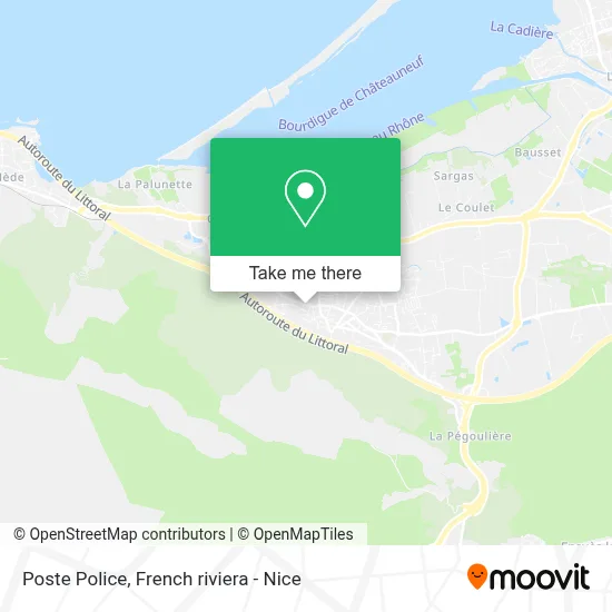 Poste Police map