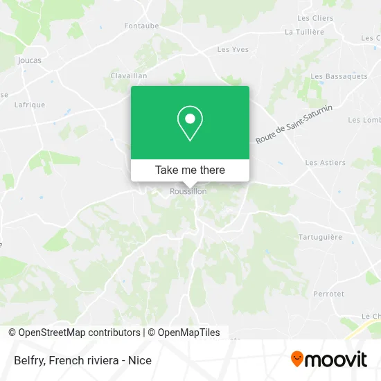Beffroi map