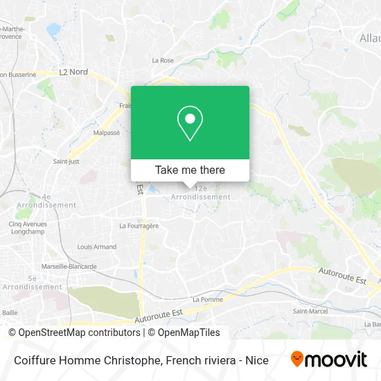 Coiffure Homme Christophe map