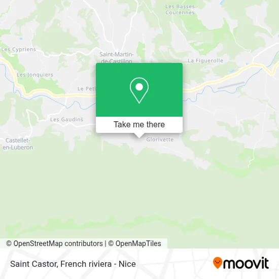 Saint Castor map