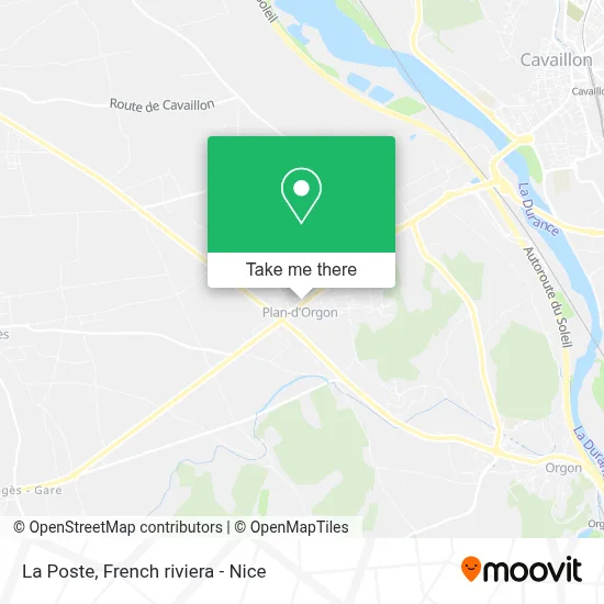 La Poste map