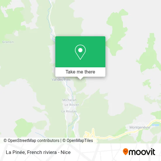 La Pinée map