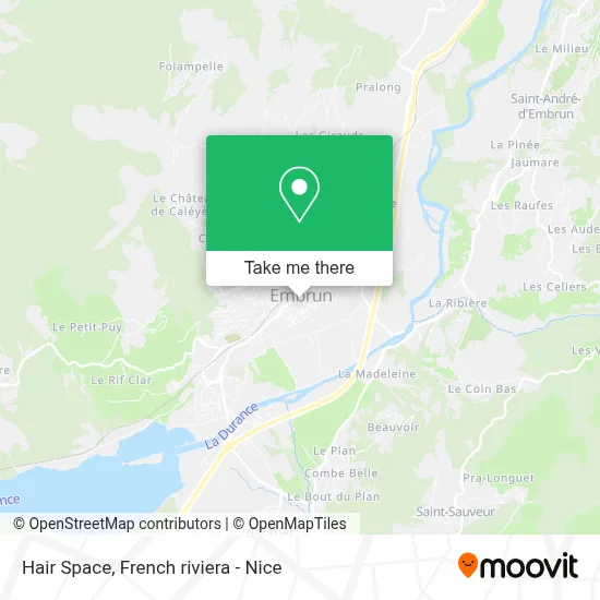 Espace Coiffure map