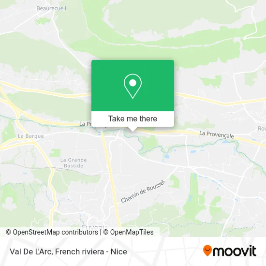 Val De L'Arc map