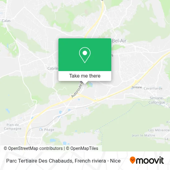 Parc Tertiaire Des Chabauds map