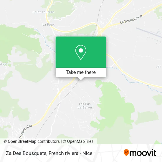 Za Des Bousquets map