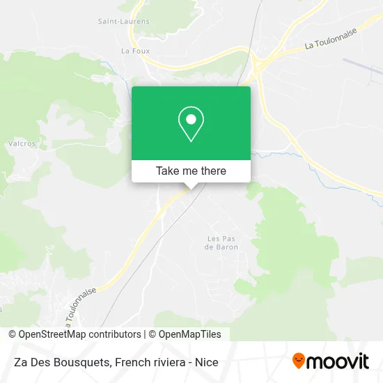 Za Des Bousquets map