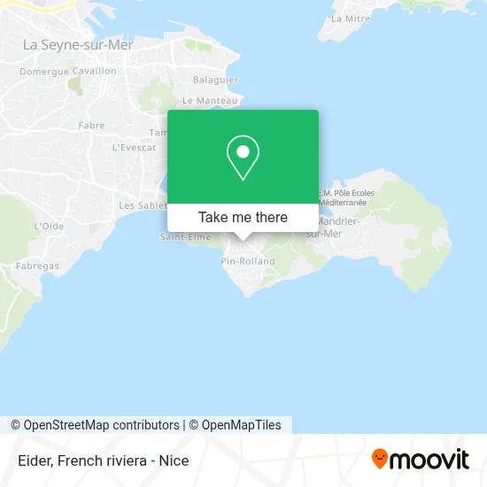 Eider map
