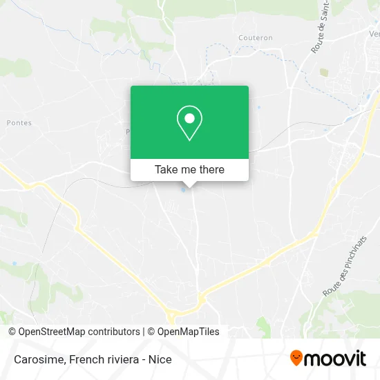 Carosime map