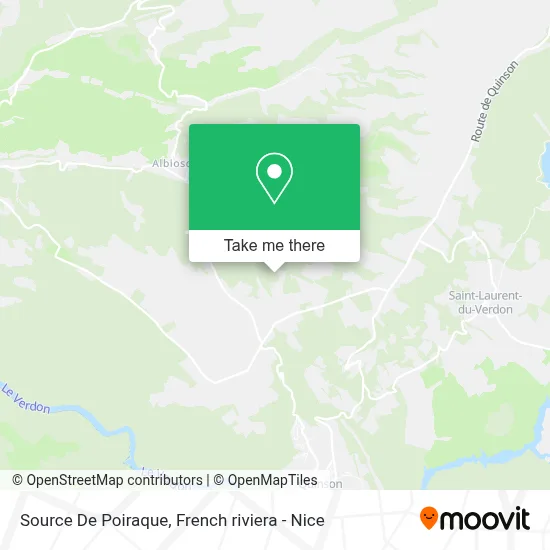 Source De Poiraque map