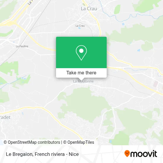 Le Bregaion map