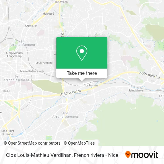 Clos Louis-Mathieu Verdilhan map