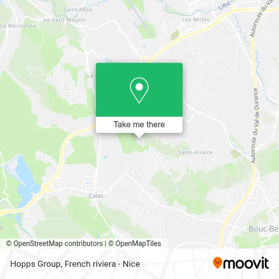 Hopps Group map