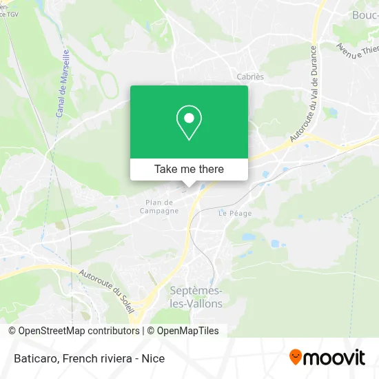 Baticaro map