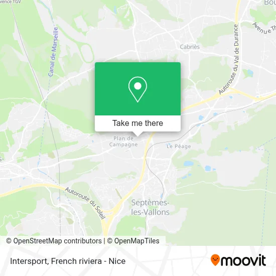 Intersport map