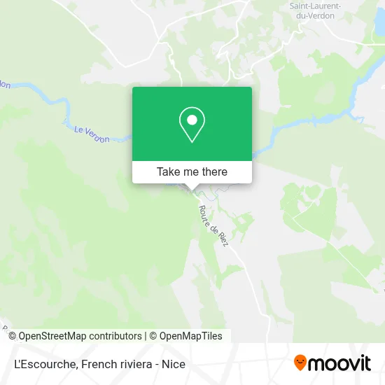 L'Escourche map